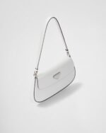 Prada Cleo Small Gloss Leather Flip Shoulder Bag - Image 2