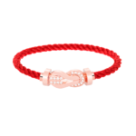 [Eternal Jewelry]CHANCE LARGE 8 FIGURE BUCKLE HALF DIAMOND BRACELET ROSE GOLD - Image 7