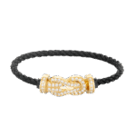 [Eternal Jewelry]CHANCE LARGE 8 FIGURE BUCKLE FULLDIAMOND BRACELET GOLD - Image 8