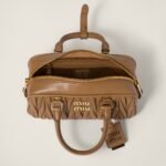 Arcadie Matelassé Small Soft Lamb Leather Handbag - Image 2