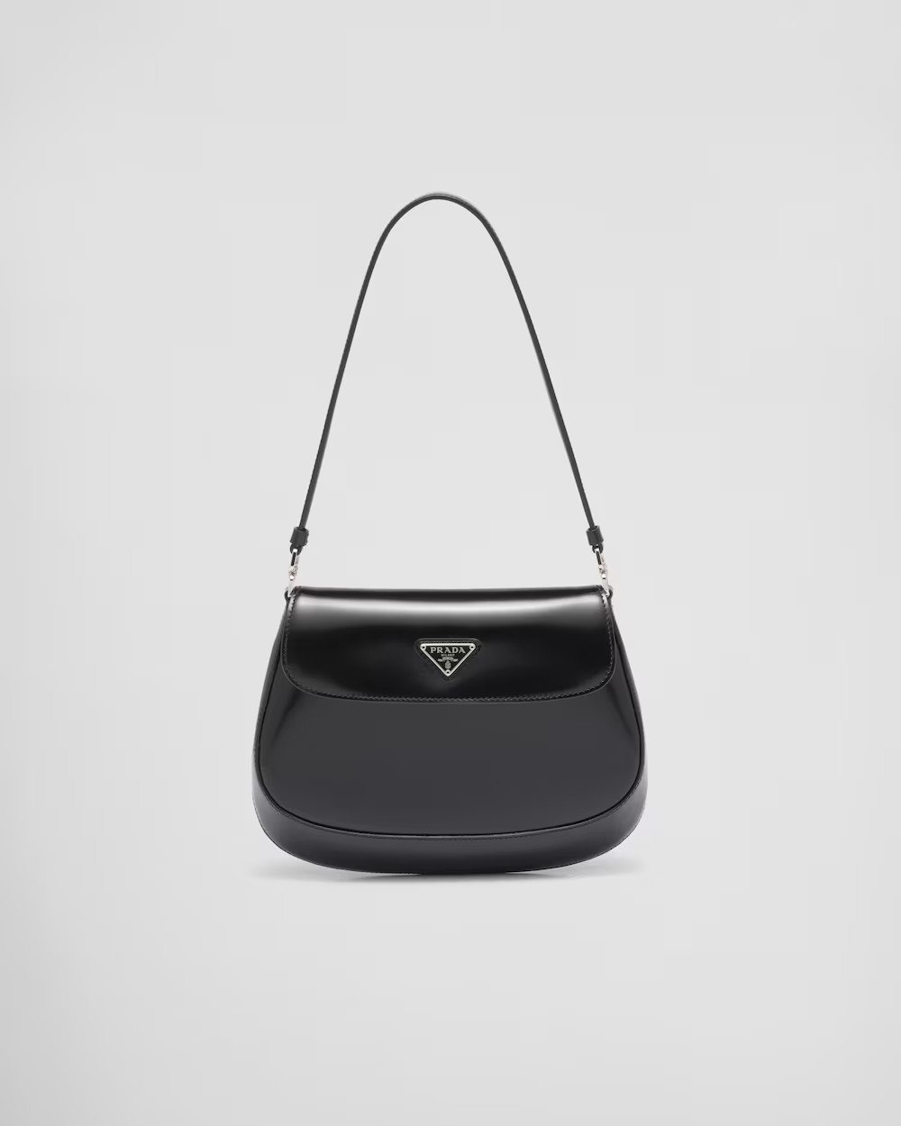 1320176f52c7c23883f54604800816b2.jpg Prada Cleo Small Gloss Leather Flip Shoulder Bag - Image 1