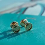 [Eternal Jewelry]LOVE EARRINGS PINK GOLD 10MM - Image 5
