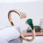 [Eternal Jewelry]DREAM BRACELET OPEN MALACHITE PINK GOLD - Image 7