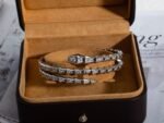 [Eternal Jewelry]SERPENTI BRACELET SILVER DIAMOND DOUBLE ROW - Image 5