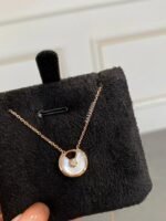 [Eternal Jewelry]AMULETTE ROSE GOLD MOP NECKLACE - Image 6