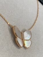 [Eternal Jewelry]BUTTERFLY GOLD MOP DIAMOND NECKLACE - Image 4