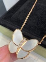 [Eternal Jewelry]BUTTERFLY GOLD MOP DIAMOND NECKLACE - Image 7