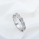 [Eternal Jewelry]SERPENTI RING SILVER DIAMOND PAVED 3MM - Image 6