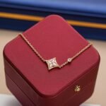 [Eternal Jewelry]STAR 1 DIAMOND PINK GOLD BRACELET - Image 5