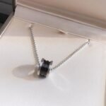 [Eternal Jewelry]ZERO 1 BLACK CERAMIC SILVER NECKLACE - Image 6