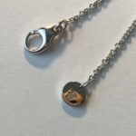 [Eternal Jewelry]ZERO 1 BLACK CERAMIC SILVER NECKLACE - Image 7