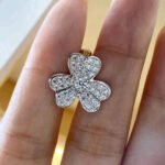 [Eternal Jewelry]CLOVER COMOS DIAMOND EARRINGS SILVER - Image 3