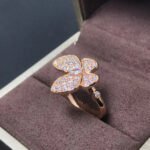 [Eternal Jewelry]BUTTERFLY PINK GOLD DIAMOND RING - Image 3