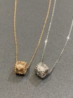 [Eternal Jewelry]PERLEE PEDANT SIVLER DIAMOND NECKLACE - Image 4