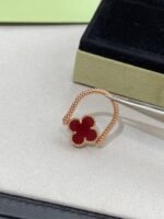 [Eternal Jewelry]CLOVER RIVERSIBLE ROSE GOLD RING - Image 10