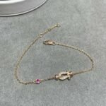 [Eternal Jewelry]FORCE 10 DIAMOND CHAIN LINK PINK GOLD BRACELET