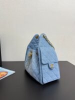 CHANEL 25 small denim handbag - Image 4