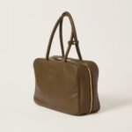 Leather Beau Handbag Tundra Color - Image 2