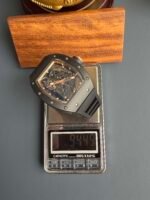 RM055 Bubba Watson, Black Case, Rose Gold Chapter Ring & Crown  Replica - Image 8