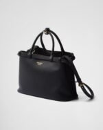 Prada Buckle Medium Leather Double-Belted Handbag - Image 2