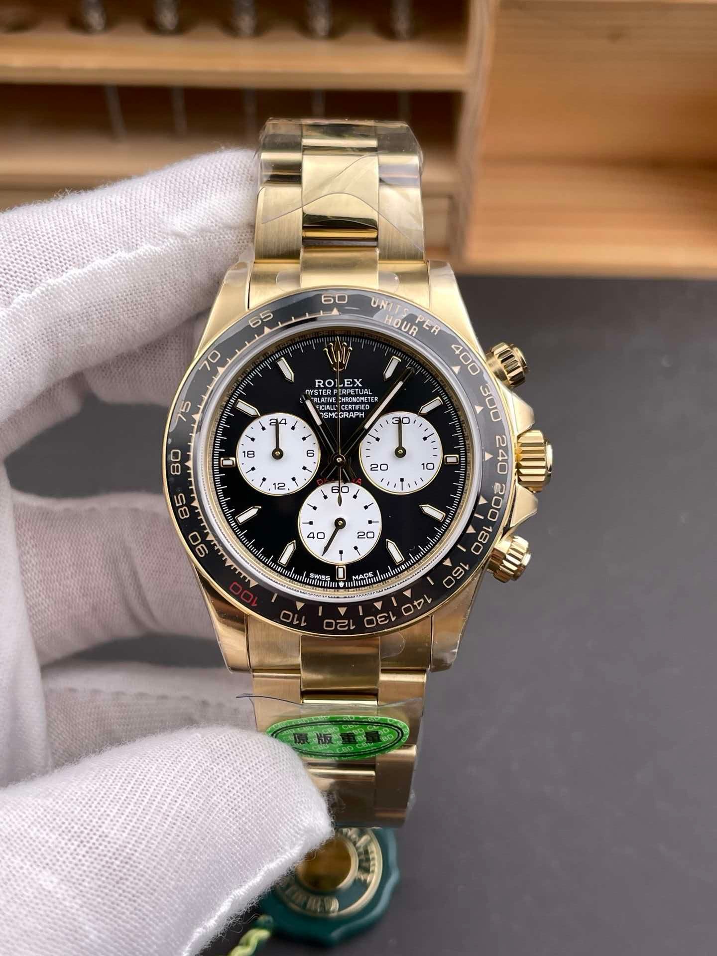 4f7c5b204ea60943d13043770e2acc6e Rolex Cosmograph Daytona Yellow Gold Black Panda Dial 126508‑0002 - Image 1