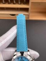 Turquoise Blue Roman Dial Lizard Strap Daytona - Image 9