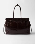 Prada Bonnie Oversized Leather Handbag - Image 4