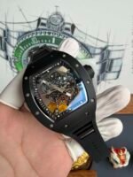 RM055 Babu Watson model, black case, black dial ring Replica - Image 4