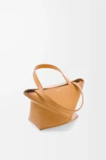 Mini Puzzle Fold tote in shiny calfskin - Image 8