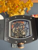 RM055 Bubba Watson, Black Case, Rose Gold Chapter Ring & Crown  Replica - Image 7