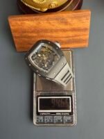 RM055 Bubba Watson Black Case, Grey Fluororubber Strap Replica - Image 10