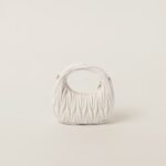 Wander Matelassé Mini Hobo Bag White - Image 3