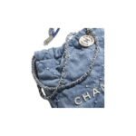 CHANEL MINI 22 HANDBAG DENIM WITH RIVET - Image 2
