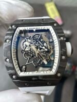 RM055 Bubba Watson NTPT Carbon White Chapter Ring Replica - Image 3