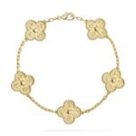 [Eternal Jewelry]CLOVER 5 MOTIFS BRONZING BRACELET