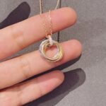 [Eternal Jewelry]TRINITY NECKLACE GOLD  DIAMONDS - Image 6