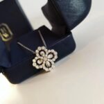 [Eternal Jewelry]LOOP NECKLACE FULL MOTIF DIAMOND 16MM MULTIPLE COLORS - Image 14
