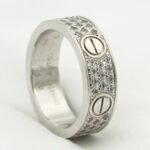 [Eternal Jewelry]LOVE RING 5.5MM DIAMONDS PAVED - Image 2