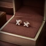 [Eternal Jewelry]JEUX DE GOLD DIAMOND EARRINGS - Image 2