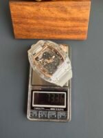 RM055 Bubba Watson Crystal transparent case rose gold bezel  Replica - Image 9