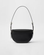 Prada Arqué flip leather shoulder bag - Image 3