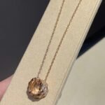 [Eternal Jewelry]SERPENTI PINK GOLD NECKLACE DOUBLE RING DIAMOND - Image 8