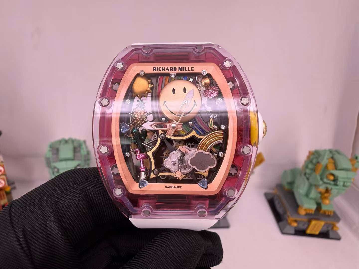 c0339fd0a95c2b575a2c41df10f58c93 RM 88 Automatic Tourbillon Smiley Replica - Image 1