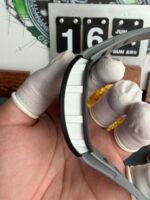 RM055 Bubba Watson Black Case, Grey Fluororubber Strap Replica - Image 6