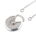 [Eternal Jewelry]AMULETTE SILVER FULL DIAMOND NECKLACE - Image 2