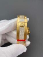 CBD Factory Rainbow Daytona Full Pavé Diamond Watch - Image 8