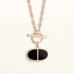 [Eternal Jewelry]CHAINE VERSO BLACK CERAMIC NECKLACE - Image 2