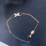 [Eternal Jewelry]JEUX BRACELET WHITE MOP PINK GOLD 1 DIAMOND - Image 2