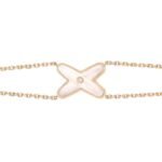 [Eternal Jewelry]JEUX BRACELET WHITE MOP PINK GOLD 1 DIAMOND
