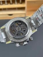 PPM‑Style Skeleton Daytona Blue Sapphire Bangle Bezel - Image 4